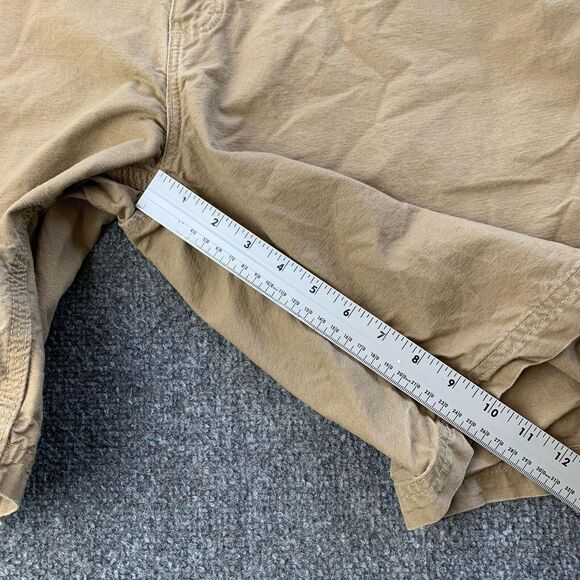Carhartt Mens Utility Cargo Carpenter Shorts Brown Cotton Size 38 (Measures 36) - Picture 10 of 15